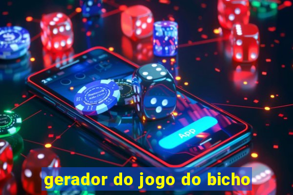 gerador do jogo do bicho